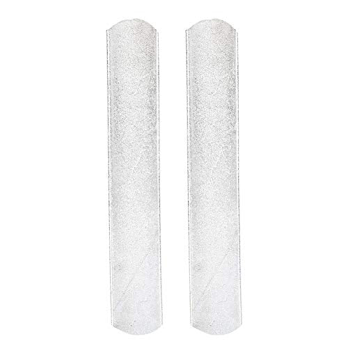 FLEXMAN 2Pcs Weighted Vest Steel Plates, Adjustable Wrist Weights, Stainless Steel Removable Ankle Weights Plated Steel Plates - size: 15cm length