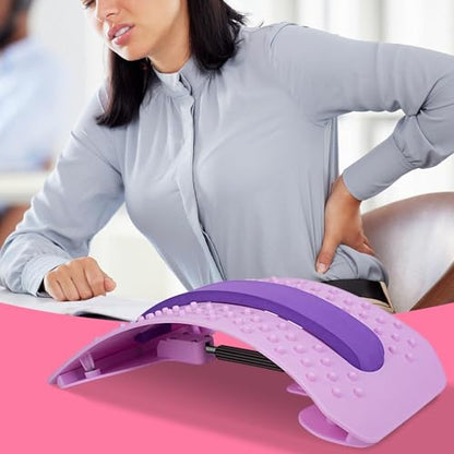Best Back Stretcher,Adjustable Spine Corrector - Upper and Lower Back Stretcher - for Sleeping Yoga Pilates Home Travel Dorm Women Men Adults Seniors