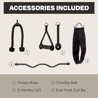 Inspire Fitness FTX Functional Trainer - Compact at Home Workout Machine with Accessories - Space Saving Design - Home Gym Cable Machine and Two 165 lb Weight Stacks - style: Inspire FTX (no bench)