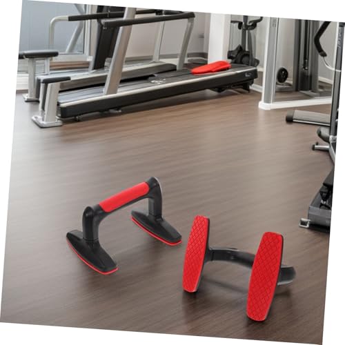 UPKOCH 2pcs Non- Parallettes Bars for Push-ups Shaped Design for Home Gym and Fitness Training Lightweight Plastic Handles for Men and Women Versatile Exercise Equipment