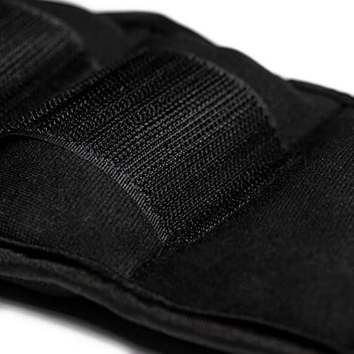Ankle Weights Set - 0.5lb, 1lb, 2lbs, 3lbs, 4lbs, 5lbs, 8lbs and Adjustable Sets - for Women, Men and Kids - color: Black, style: 0.5lb each (1lb pair)