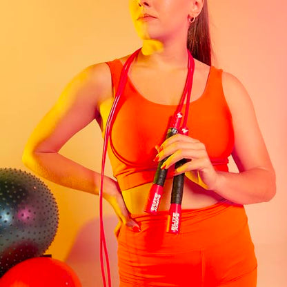 Freestyle PVC Jump Rope Bundle - Premium Quality Adult Jump Ropes for Fitness - Lightweight Cardio Skipping Jump Rope for Exercise and Training - Unbreakable Grip Tape Handles - color: Silver