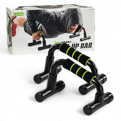 La-VIE 3B-3043 Push Up Bar with 2 Levels Angle Adjustment, Set of 2, Push-ups, Inclination