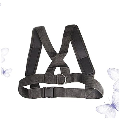 POPETPOP Adjustable Sled Harness for Resistance Training Heavy Duty Workout Strap with No Slip Belt System for Speed and Endurance Training Durable Fitness Aid for Strength