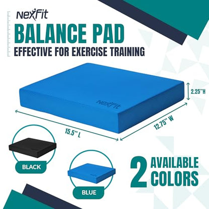 High-Density Balance Pad - Durable TPE Foam Balance Pad Physical Therapy, Foam Exercise Pad with Non-Slip Surface, Lightweight for Home & Gym Workouts, Core Strength & Balance Enhancement