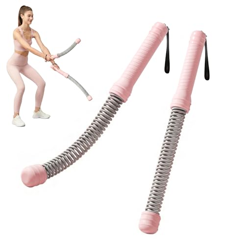 2Pcs Weighted Ropeless Battle Ropes, Heavy Duty Portable Cordless Battle Ropes for Home Gym with Poster, Workout Exercise Rope for Strength Building, HIIT and Low-Impact Aerobic Training for Men & Women