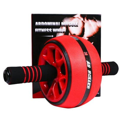 AB Wheel Roller, Exercise Abdominal Fitness Wheel, Work-out Strength-Training Roller, 12"W