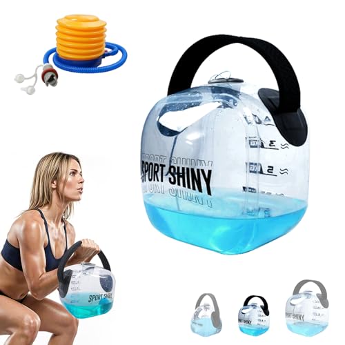 EasyGo Kettlebells, Foldable Water-Filled Kettlebell, Adjustable Kettlebell