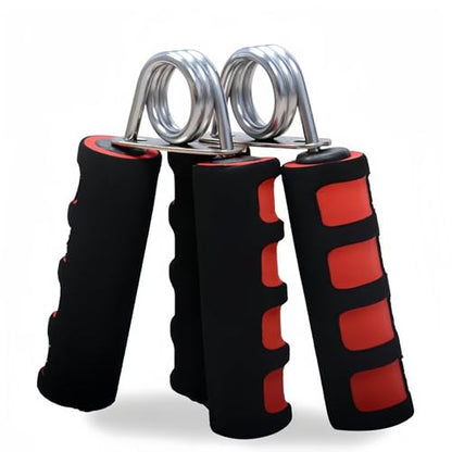 2 Pcs Soft Foam Hand Exerciser，Strengthen Hand Grip Exerciser for Quickly Increasing Wrist Forearm and Finger Strength（Red）