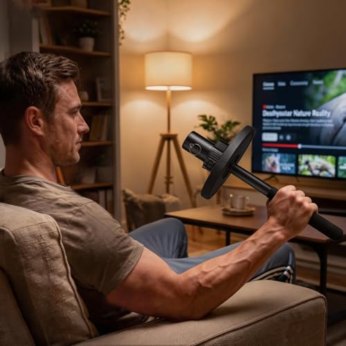 SNADER Wrist & Forearm Strengthener – Fits 2" Olympic Weight Plates, Forearm Bar for Wrist Strength & Rotation Training, Ideal Choice for Grip and Forearm Muscle Building ﻿
