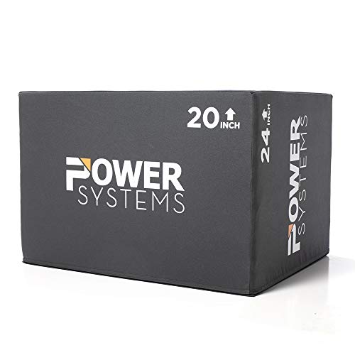 Power Systems 3-in-1 Foam Plyo Box - size: 16" x 20" x 24"