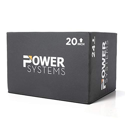 Power Systems 3-in-1 Foam Plyo Box - size: 16" x 20" x 24"