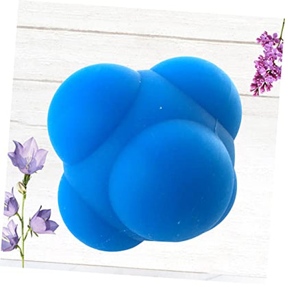 Abaodam 1Pc Hexagonal Silicone Reaction Training Ball Bouncing Agility Workout Ball for Reflex Improvement Durable Design for Men Women Fun Exercise Tool for Coordination