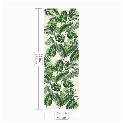 Foldable Yoga Mat, 1.5mm Thick Exercise Yoga Mat With Carry Bag - color: Green