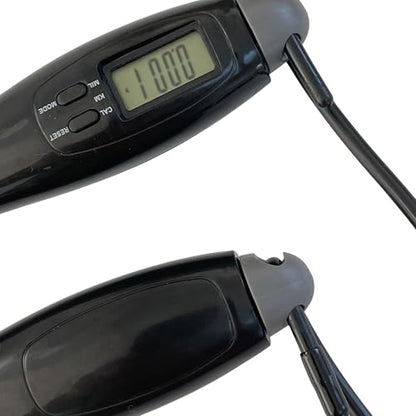 Cordless Digital Jump Rope (2 Handles) – Adjustable Counter, Low Impact Fitness Tool for Home, Rehab & Beginners – Tracks Jump Count & Effort – Unisex by MACCO