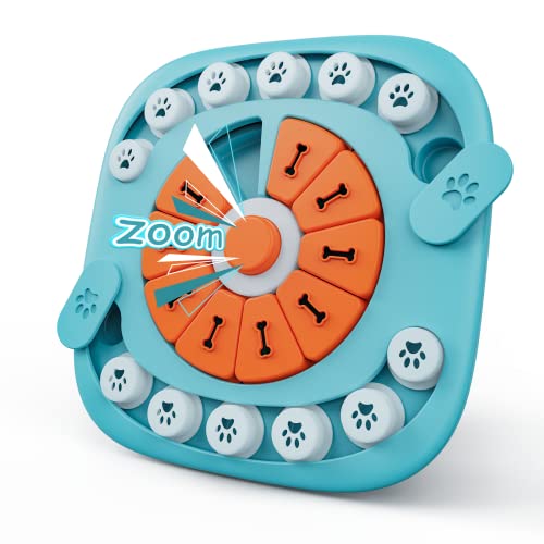 FOXMM Dog Puzzle Toys,Interactive Treat Puzzle Dog Toy for IQ Training - style: M-Level 3
