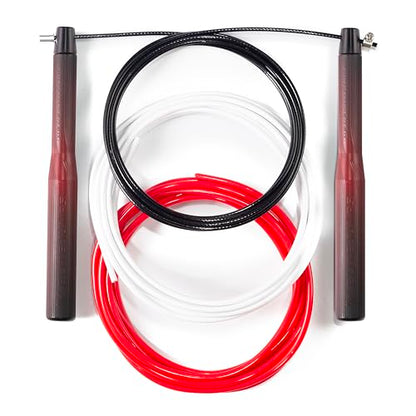 Elite Jumps Sports Performance Speed Jump Rope Bundle - color: Red