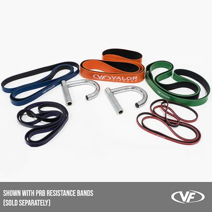 Valor Fitness Resistance Band Handles - Set of 2 for Home Gym Workouts – Strength Training Accessories for Pull-Ups, Chest Press, Rows & Upper Body Exercises