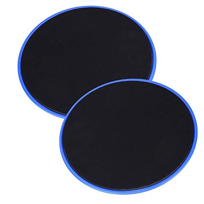 2Pcs Exercise Sliders, Sliding Disc Fitness Core Slider Dual Sided Use Sport Full Body Workout on Carpet Hardwood Floors