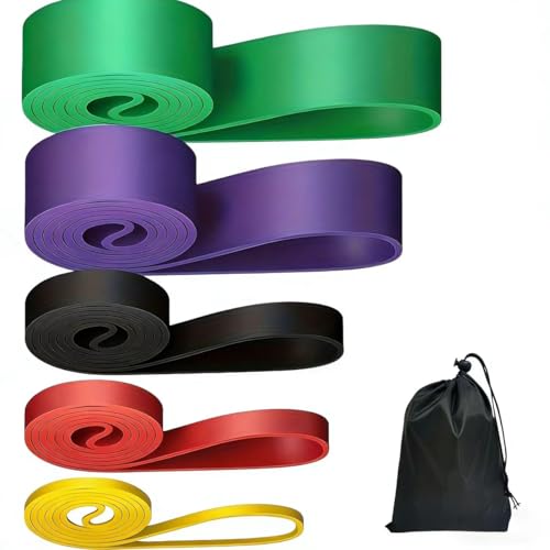 Pull Up Assistance Bands Set for Men & Women | Resistance Workout Bands, Exercise, Body Stretching, Physical Therapy, Muscle Training