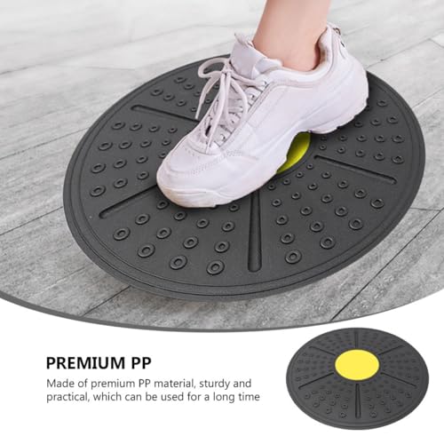 FOMIYES Balance Training Board Balance Exercise Board with Non-slip Surface Yellow Household Equilibrium Pedal for Sensory Rehabilitation and Fitness Training at Home