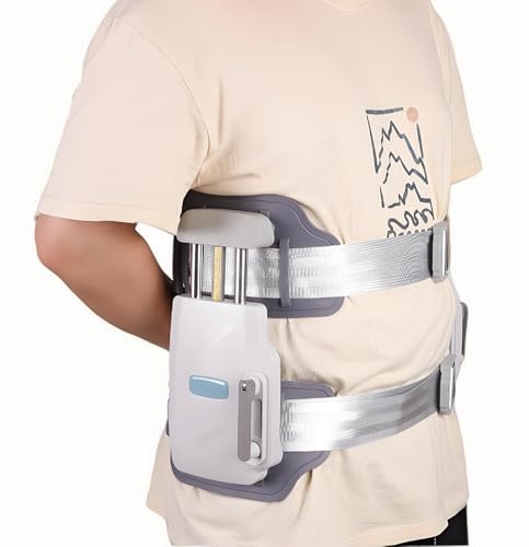 Decompression Belt for Lower Back Pain Relief – 450N Spinal Back Stretcher & Adjustable Lumbar Traction Device for Herniated Disc Sciatica, Bilateral/Unilateral Modes