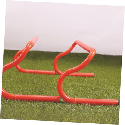 3pcs Detachable PVC Athletic Hurdles for Speed Agility Training Portable Soccer Basketball Football Hurdle Drills Quick Setup Plyometric Equipment