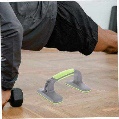 Sosoport Push up Rack Handle Fitness Equipment Pushups Board Board Home Gym Equipment at Home Handstand Bars - color: Green