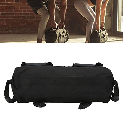 Workout Sandbag, Oxford Cloth Heavy Duty Sandbag Workout Bags with 6 Gripping Handles, Adjustable Weight Weighted Backpack, for Strength Powerlifting Running Heavy Workout