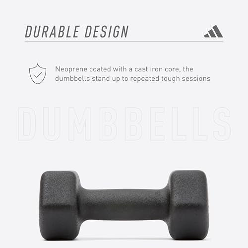 adidas Dumbbells | 1Kg - 5Kg (Pair) - size: 3 KG