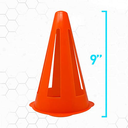 FRANKLIN SPORTS INDUSTRY 4PK 10'Flex Marker Cone SOCCER ACCESSORIES - style: Cone