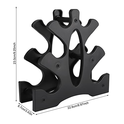 1 Pack Dumbbell Rack Stand, 3 Tier Dumbbell Bracket