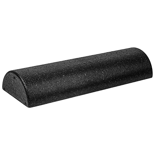 Harilla Yoga Column Roller High Density Equipment Balance Training Half Foam Roller Yoga Brick for Exercise Gym, 45x15x7.5cm