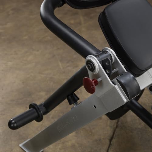 Body-Solid (GAB300B) Semi-Recumbent Ab Bench - Adjustable Core Workout Seat for Home Gym, Multi-Position, Ergonomic Design for Abdominal Muscle Training