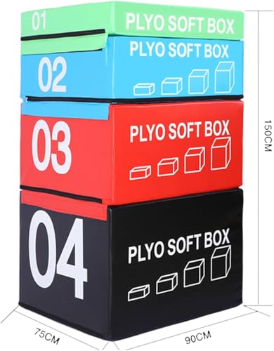 Jump Box, Soft Foam Box, Professional Physical Training Combination Box, Used For Home Gym And Outdoor Exercise. Suitable For Agility Training And Speed Training.,I - color: I