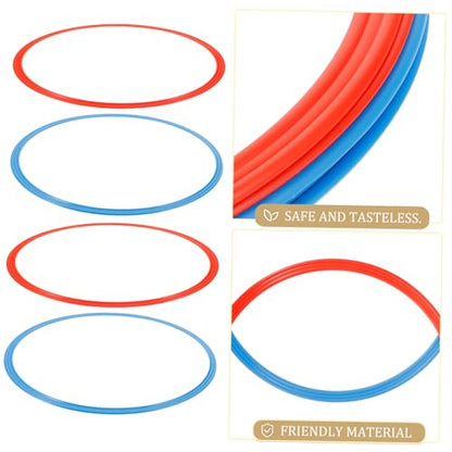 Garneck Pace Training Circle Set 6 Soccer Training Rings for Footwork and Muscle Strength Random