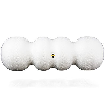 Rollga LITE - High Density Foam Roller for Exercise & Back Pain, 18 inches - color: White