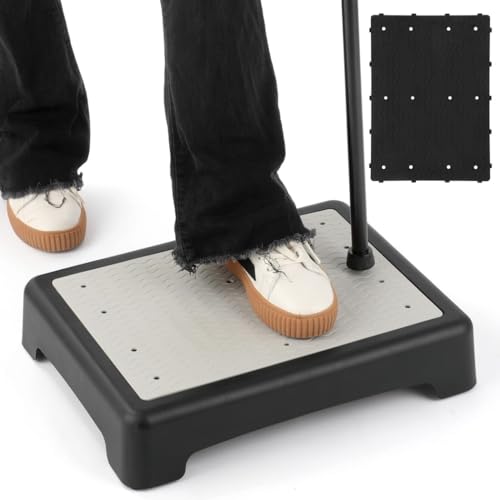 Step Stool For Seniors, Non-Slip Half Step Riser, 440 Lbs Weight Capacity, Portable Mobility Platform For Beds, Cars, Stairs