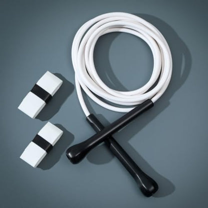 Boxing Jump Rope - Tangle-Free, 16% Heavier than Regular PVC Ropes, Adjustable Length, Hand-Wrapped Anti-Slip Grip Band Included - Ideal Skipping Rope for Boxing Training