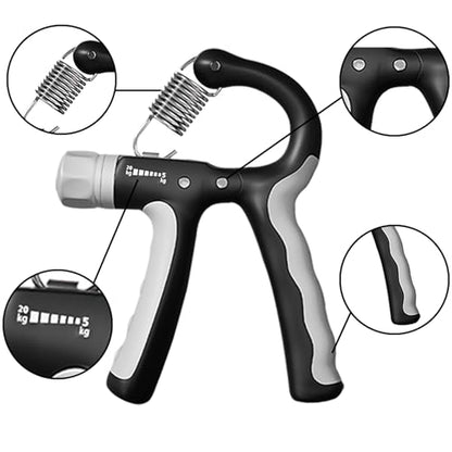 Hand Grip Strengthener for Kids and Youth, Adjustable Resistance Hand Gripper 11-45Lbs, Hand Grips for Strength Training, Stress Relief Grip - color: Black-2 pack