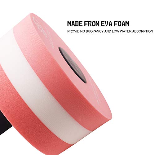 Water Dumbbells, Pool Weights for Water Exercise, 2 Pcs Aquatic Barbells - color: Pink