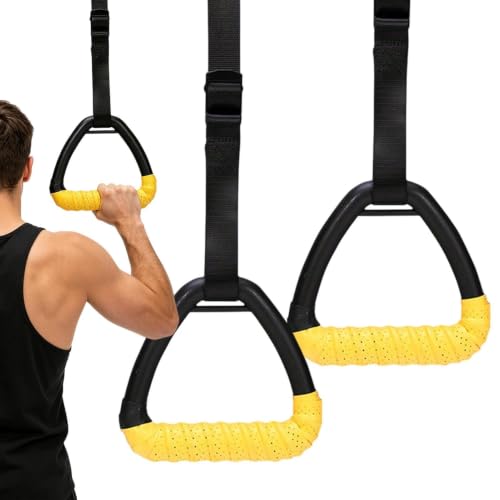 Pull Up Rings with Adjustable Straps