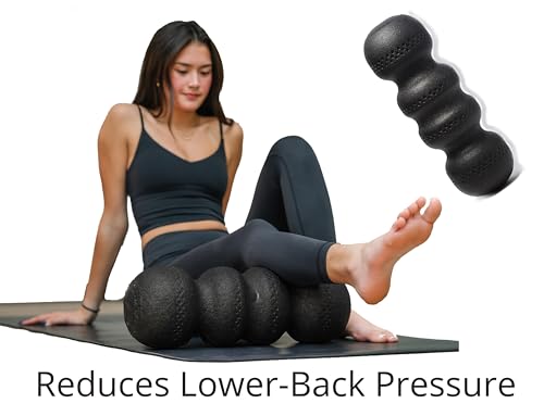 for Back Pain Relief, Deep Tissue Massage & Muscle Recovery Ideal for Physical Therapy, Yoga, and Full Body Exercise. Perfect for Targeting the Neck, Back, Legs, and Feet.