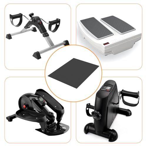 Non-Slip Elliptical Exercise Mat for Under Desk Elliptical Machines Non-Slip Mat for Under Desk Elliptical, Elliptical Mats for Seniors Home Sports Mats and Mini Elliptical Exercise Bikes