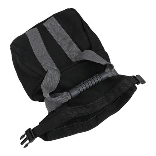 Adjustable Canvas Kettlebell Sandbag with Ergonomic Handle,for Fitness Strength Training Yoga Home Gym Workouts Supports 0-35 lb