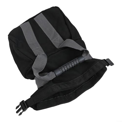 Adjustable Canvas Kettlebell Sandbag with Ergonomic Handle,for Fitness Strength Training Yoga Home Gym Workouts Supports 0-35 lb