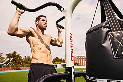 Century Fitness Training Station One Size Fits Most, Upper Body, Martial Arts, Bolt for Heavy Hanging Bag, Pull Up Bars, Dip Handles, Push Up Handles, Holds Up to a 100lb Bag
