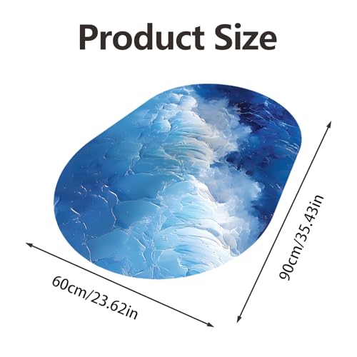 360° Wooden Wobble Balance Board for Standing Desk, 440LB Capacity 3D Anti-Fatigue Anti-Slip Rocker Board, Improve Focus & Core Strength, Surf Skate Ski Simulation for Home Office with Mat