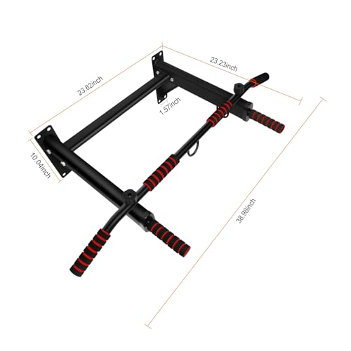 Multi-Functional Pull Up Bar for Home Gym, Multi-Grip Strength Training Fitness Chin Up Bar, 250 lbs Capacity
