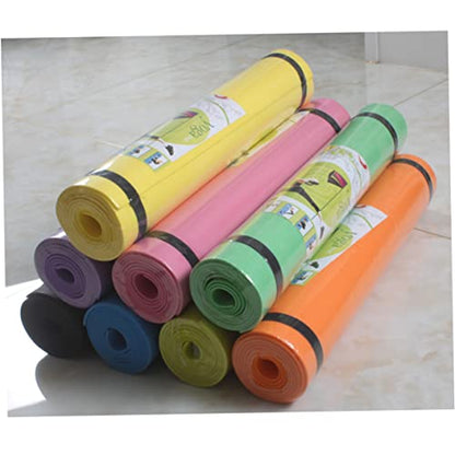 Yardwe Anti-Slip High Density EVA Yoga Mat for Fitness Exercise and Outdoor Camping Portable Lightweight for Yoga Aerobic Routines